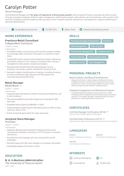 Professional CV Template